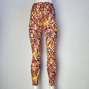 NEW LuLaRoe Yellow Red Floral Leggings